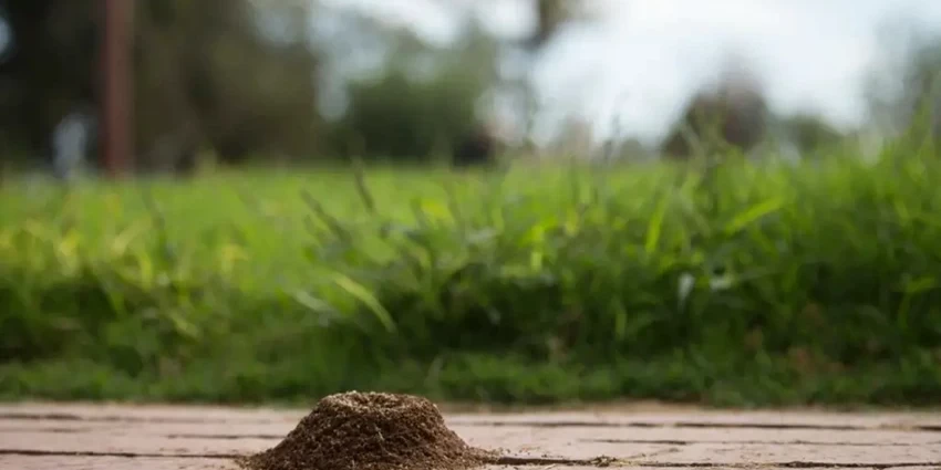 Ant Nests in Lawn