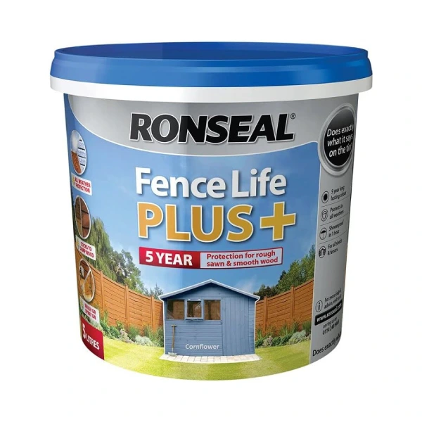 Ronseal RSLFLPPCF5L 5 Litre Fence Life Plus Paint